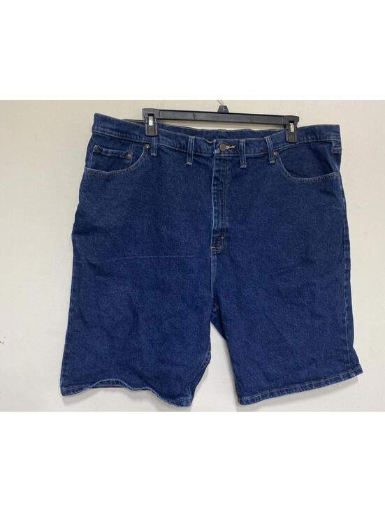 Wrangler Other - Wrangler Men's 5 Star Comfort Flex Relaxed Fit Dark Wash Jean Shorts Size 46